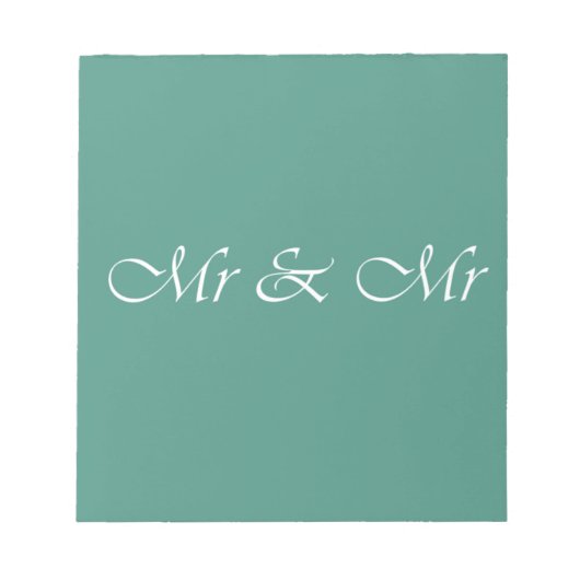 Meneer & Meneer Typografie Notitieblok (Voorkant)