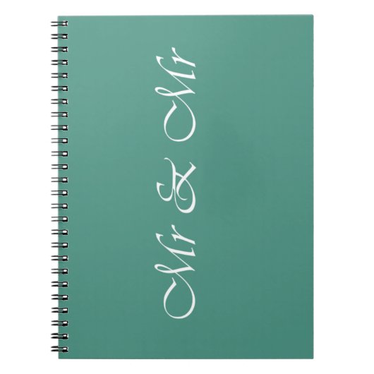 Meneer & Meneer Typografie Notitieboek (Voorkant)