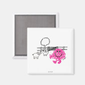 Meneer Messy & twee varkens Magneet (Voorkant / Achterkant)