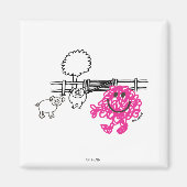 Meneer Messy & twee varkens Magneet (Voorkant)