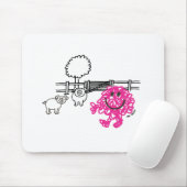 Meneer Messy & twee varkens Muismat (Met muis)