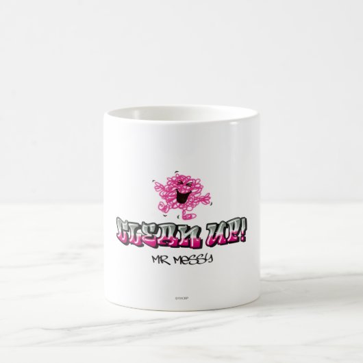 Meneer Messy zegt opruimen Koffiemok (Center)