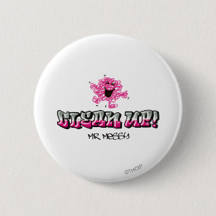Meneer Messy zegt opruimen Ronde Button 5,7 Cm