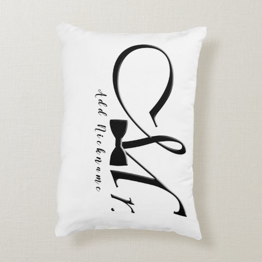 Meneer met de vlinderdas accent kussen (Achterkant (Verticaal))