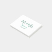 Meneer & Mevrouw achternaam getrouwd jaar trouwen Post-it® Notes (Schuin)