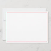 MENEER & MEVROUW BEER 5.5x7.5 Platte kaart (Achterkant)