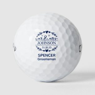 Meneer & Mevrouw Bruidsjonker  Golfballen