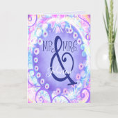 Meneer & mevrouw Gepersonaliseerde Naam Inspirivit Kaart (Voorkant)