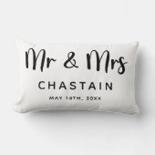 Meneer & Mevrouw Huwelijk  Kussen (Voorkant)