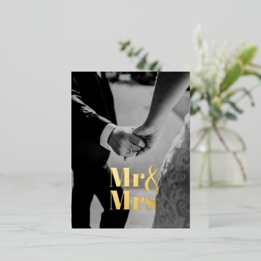 Meneer & Mevrouw Kaart (Staand Voorkant)