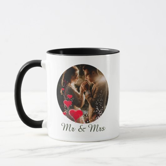 Meneer Mevrouw Liefdesvogels Fotomok Mok (Links)