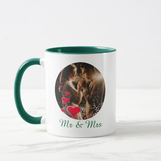 Meneer Mevrouw Liefdesvogels Fotomok Mok (Links)