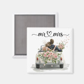 Meneer & Mevrouw Maan  Magneet (Voorkant / Achterkant)