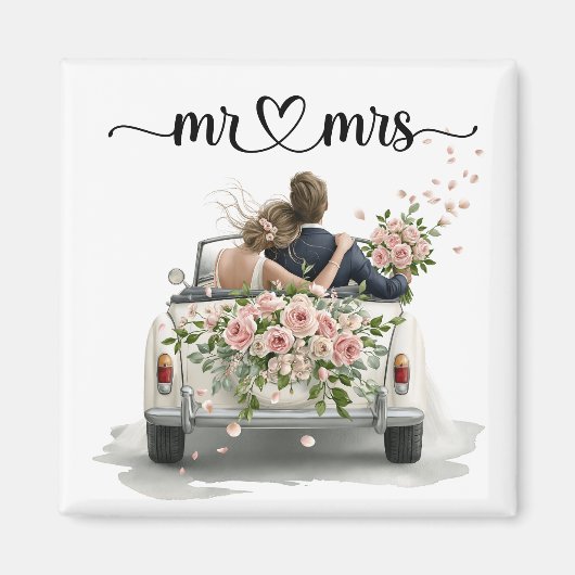 Meneer & Mevrouw Maan  Magneet (Voorkant)