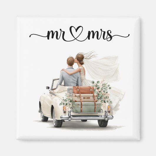 Meneer & Mevrouw Maan  Magneet (Voorkant)