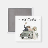 Meneer & Mevrouw Maan  Magneet (Voorkant / Achterkant)