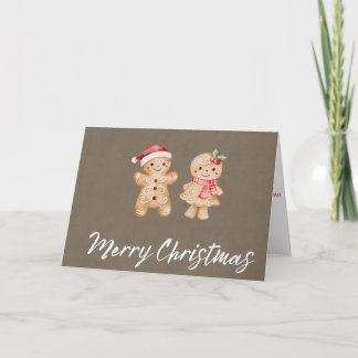 Meneer & Mevrouw Peperkoek Prettig Kerstfeest Kaart