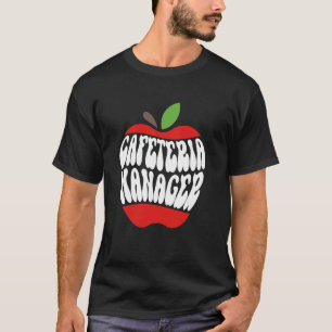 Meneer/Mevrouw schoolkantine Lunchroom Eetservice T-shirt