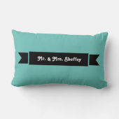 Meneer & Mevrouw sjabloonnaam Kussen (Achterkant)