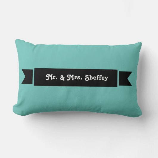 Meneer & Mevrouw sjabloonnaam Kussen (Voorkant)