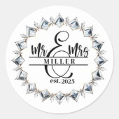 Meneer & Mevrouw Sticker (Voorkant)