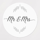 Meneer & Mevrouw Stickers (Design 2)