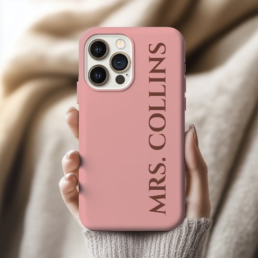 Meneer & Mevrouw Trouwen | Moderne Koppel Jubileum Case-Mate iPhone Case