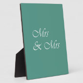 Meneer & Mevrouw Typografie Fotoplaat (Zijkant)