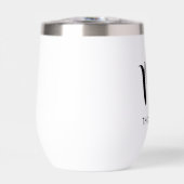 Meneer Modern Zwarte Script Trouw Aangepast (Voorkant)