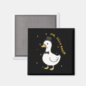 Meneer mr domme gans bruidegom te zijn trouw bruid magneet (Voorkant / Achterkant)