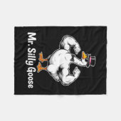Meneer mr silly goose bruid gaat trouwen fleece deken (Voorkant (Horizontaal))