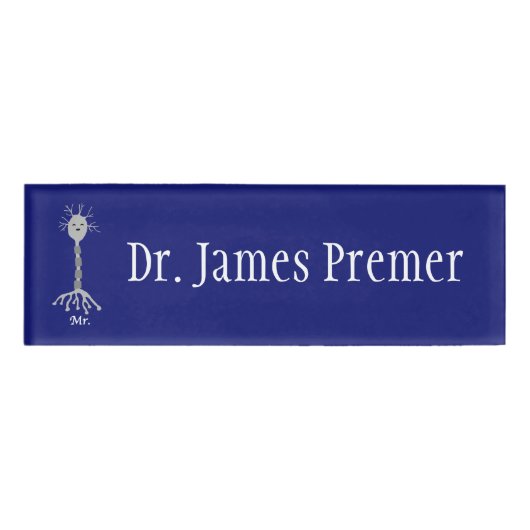 Meneer Neuron Naambadge (Voorkant)