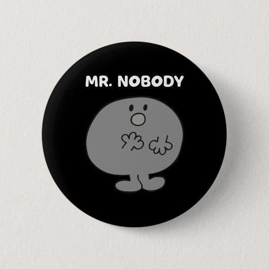Meneer Niemand Ronde Button 5,7 Cm (Voorkant)