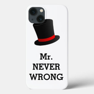 Meneer Nooit Verkeerd Grappig iPhone 13 Hoesje