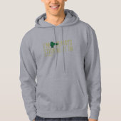 Meneer Nosey die rondneust | gele letters Hoodie (Voorkant)