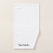 Meneer of mevrouw ~ Handdoekset / Aparte aankoop Bad Handdoek (Handdoek)