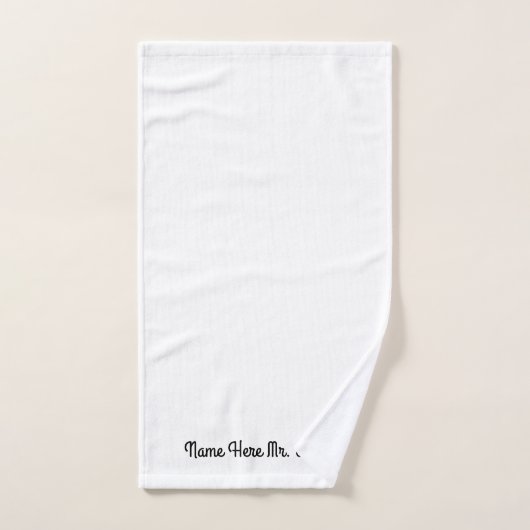 Meneer of mevrouw ~ Handdoekset / Aparte aankoop Bad Handdoek (Handdoek)