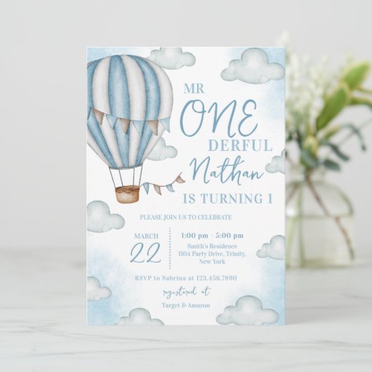 Meneer Onderful Verjaardag Kaart (Staand voorkant)