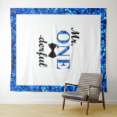 Meneer Onederful 1e verjaardag achtergrond Wandkleed (In Situ (horizontaal))