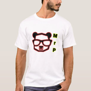 Meneer Panda Esthetische Panda Kunst T-shirt