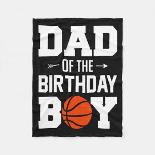Meneer papa van de jarige basketball jongen fami t fleece deken