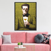 Meneer Pettifore Canvas Afdruk (Insitu (Woonkamer))