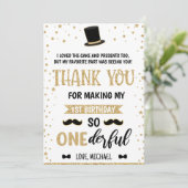 Meneer Prachtig Bedankkaart 20-16 Kaart (Staand voorkant)