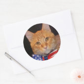 Meneer President houdt van Stickers! Ronde Sticker (Envelop)