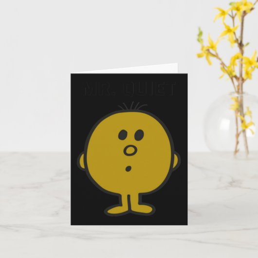 Meneer Rustig Kaart (Gele Bloem)