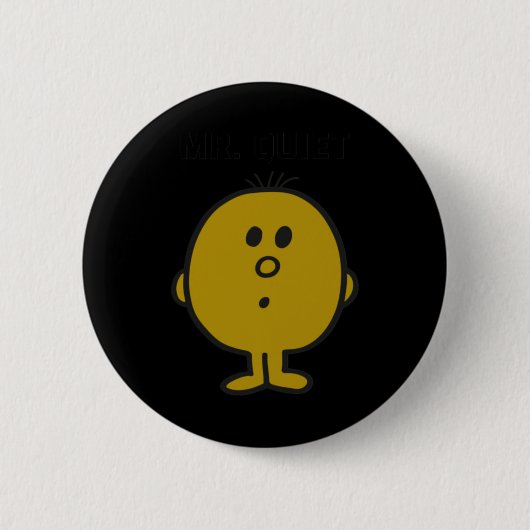 Meneer Rustig Ronde Button 5,7 Cm (Voorkant)