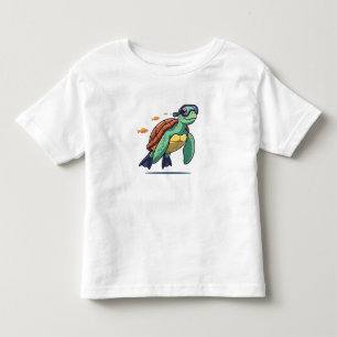 MENEER SCHILDPAD GAAT SNORKELEN KINDER SHIRTS