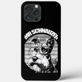 Meneer Schnauzer Case-Mate iPhone Case (Achterkant)