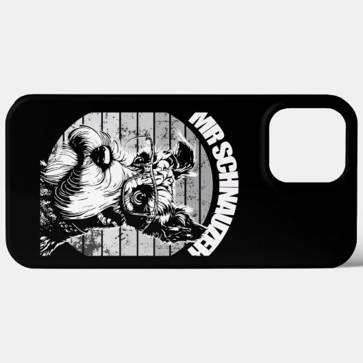 Meneer Schnauzer Case-Mate iPhone Case (Achterkant (horizontaal))
