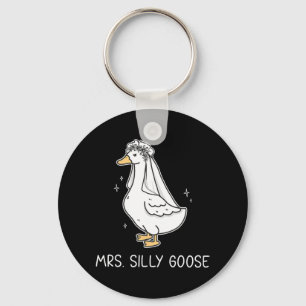 Meneer Silly Goose en Mevrouw Silly Goose Koppel M Sleutelhanger